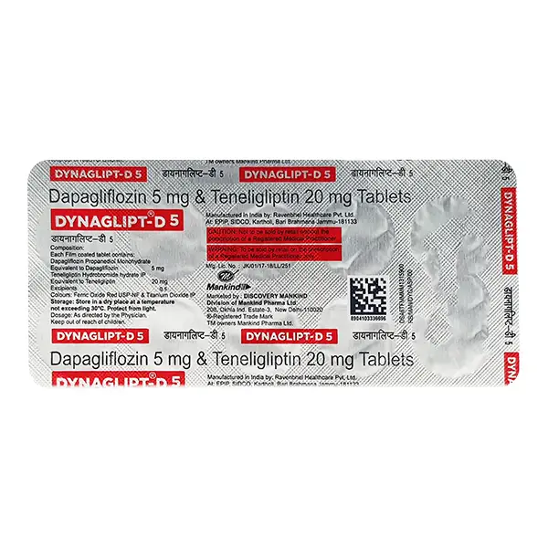 Dynaglipt D 5mg/20mg Tablet